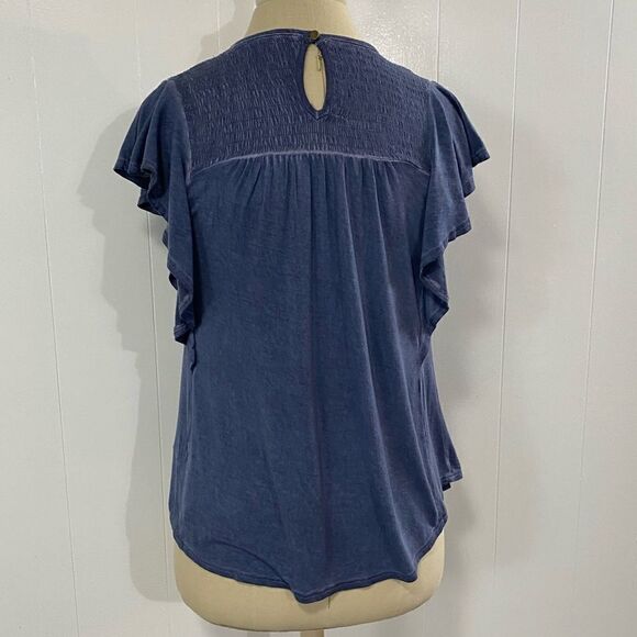 Rewind | Flowy Ruffle Sleeve Top - Picture 11 of 14